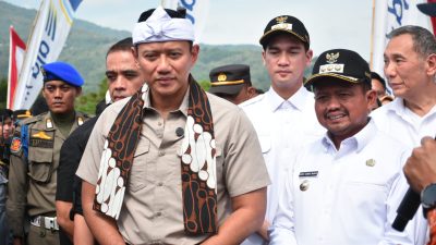 Menko AHY Resmikan Jalan Lingkar Utara Jatigede, Sumedang