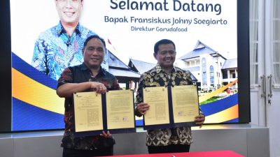 Pemkab Sumedang  dengan PT Garudafood Teken Kerja Sama Penyediaan 150 Hektare Lahan Kacang Tanah